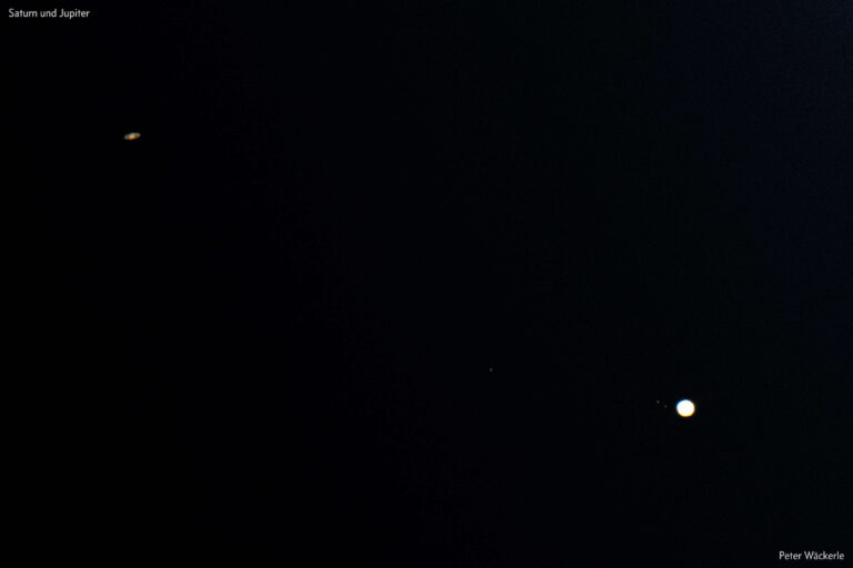 Saturn und Jupiter