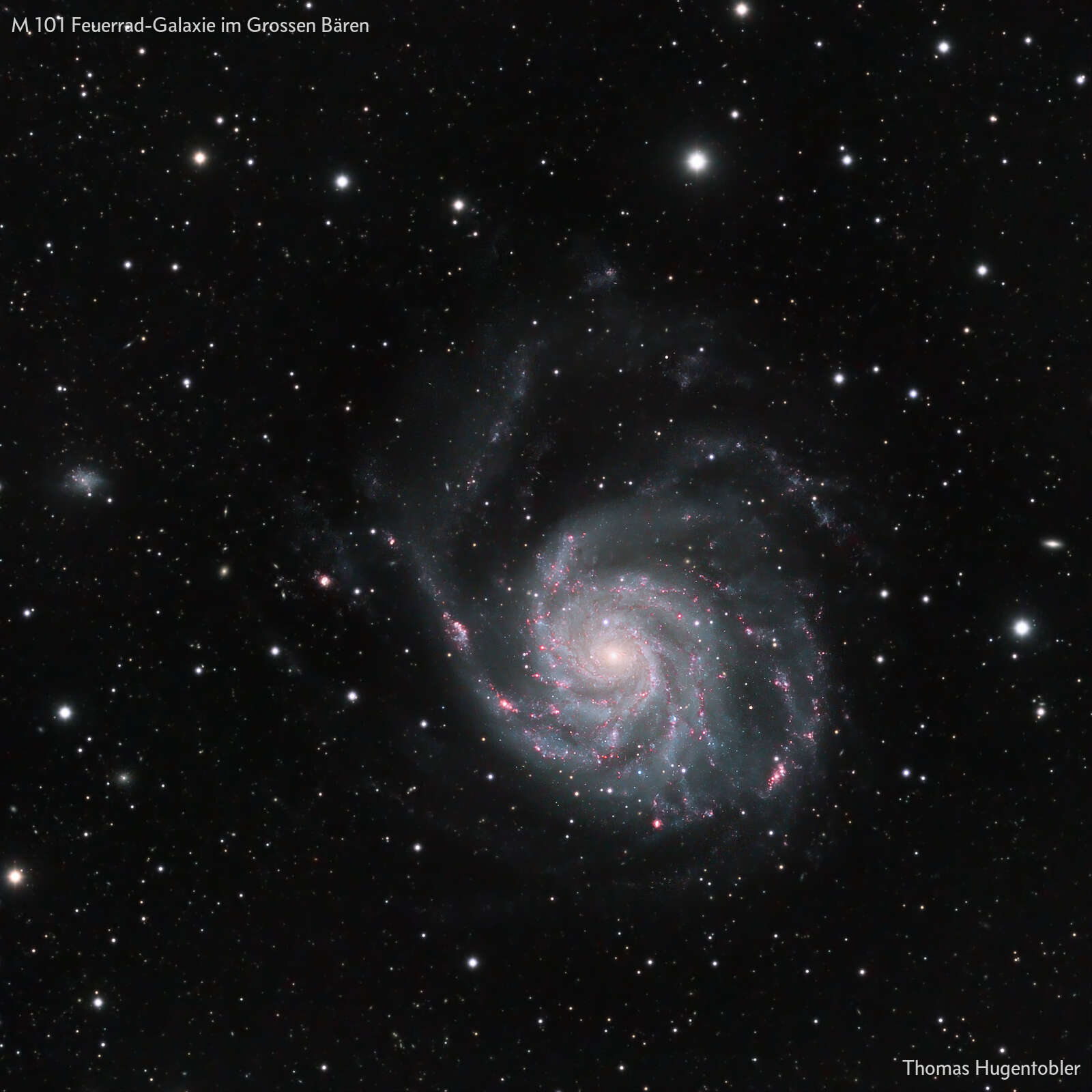 M 101 Feuerrad-Galaxie im Grossen Bären