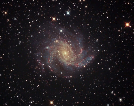 NGC 6946 Feuerwerksgalaxie im Cepheus