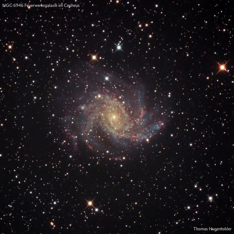 NGC 6946 Feuerwerksgalaxie im Cepheus