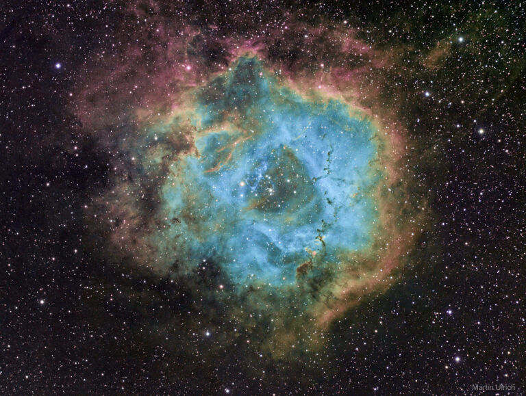 Rosettennebel (NGC 2244) in SHO