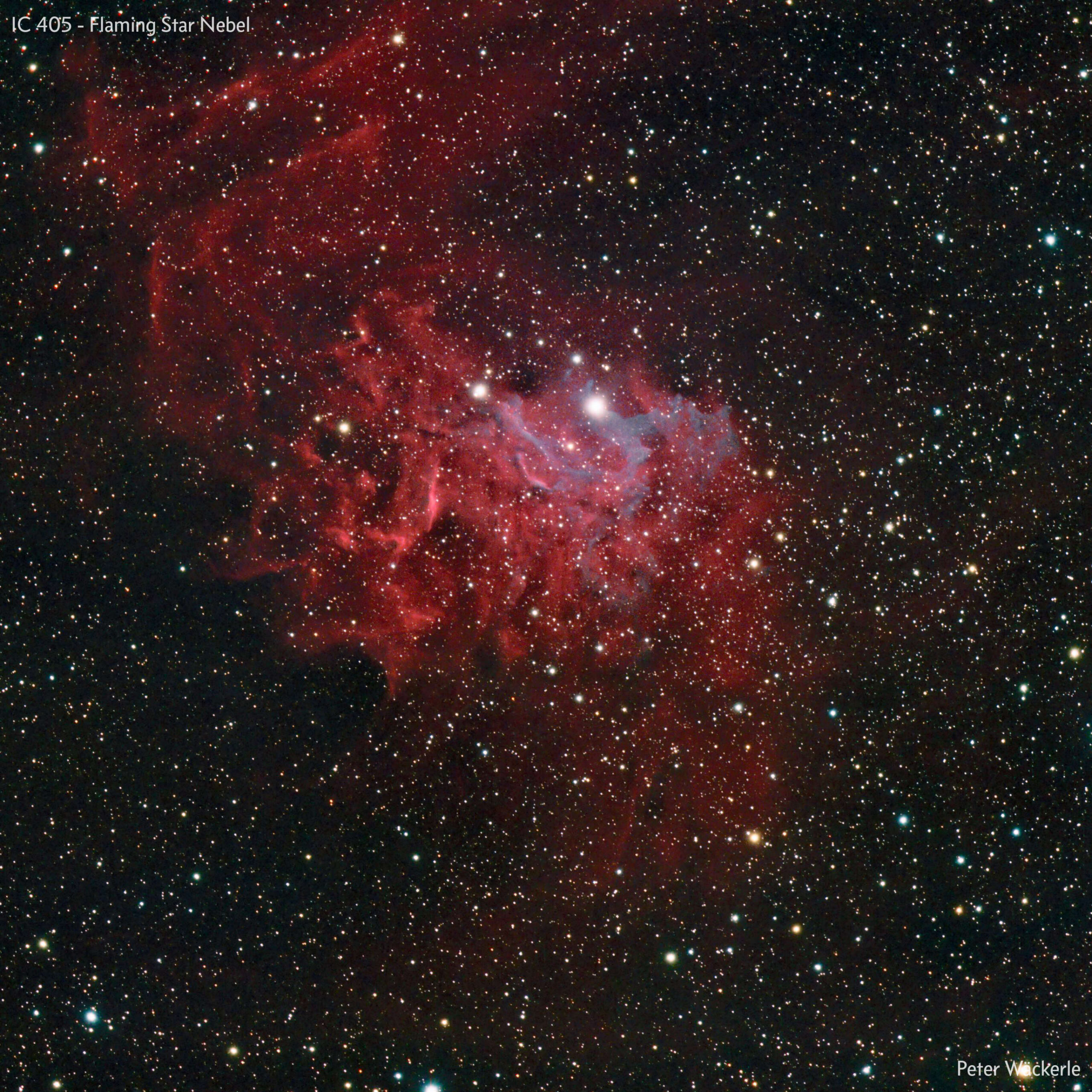 IC 405 - Flaming Star Nebel