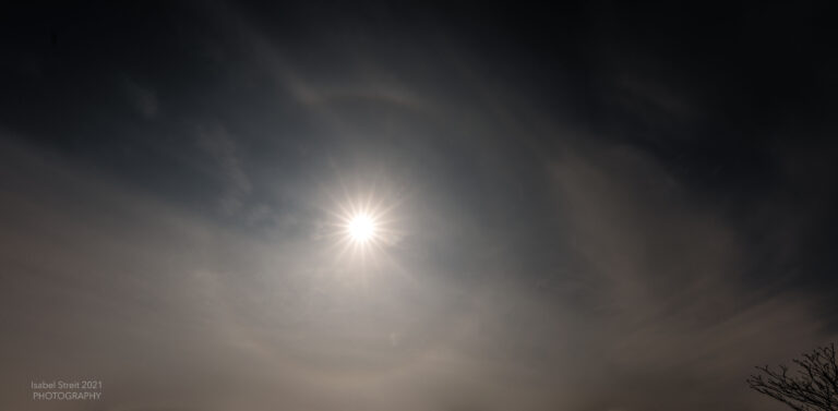 Sonne mit Halo