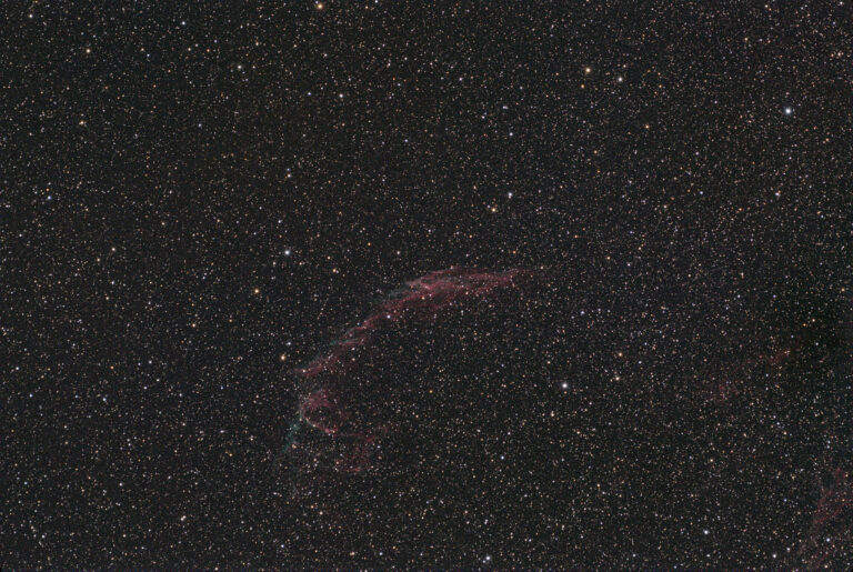 Östlicher Cirrus Nebel NGC 6992 – ZWO AM5