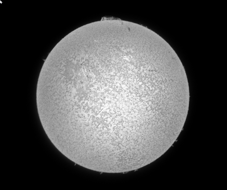 Sonne mit dem LuntSolar 35 Double-Stack