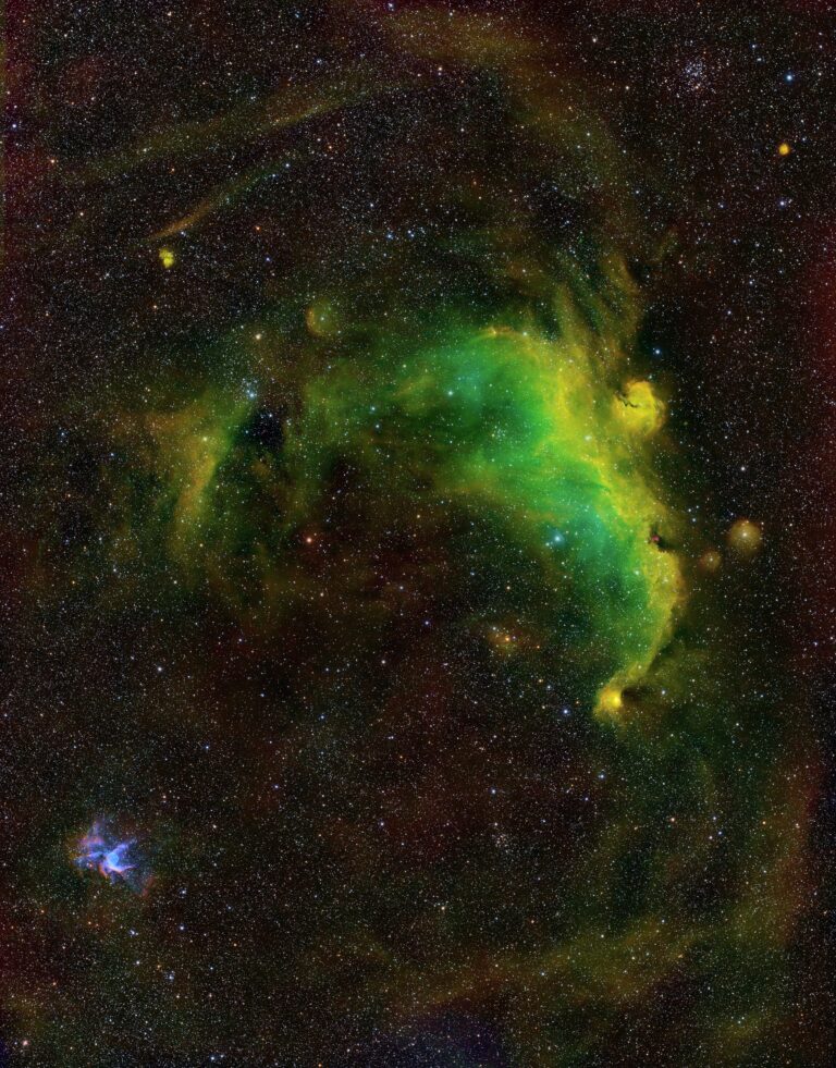 Möwennebel IC 2177, NGC 2359 SHO