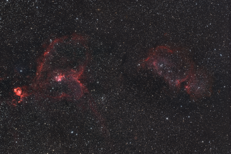 IC 1805 und IC 1848